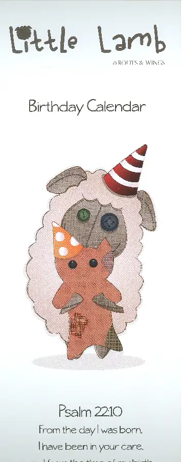 Verjaardagskalender little lamb