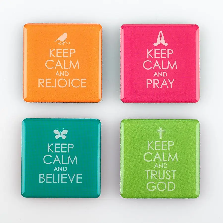 Keep calm - Set of 4 magnets