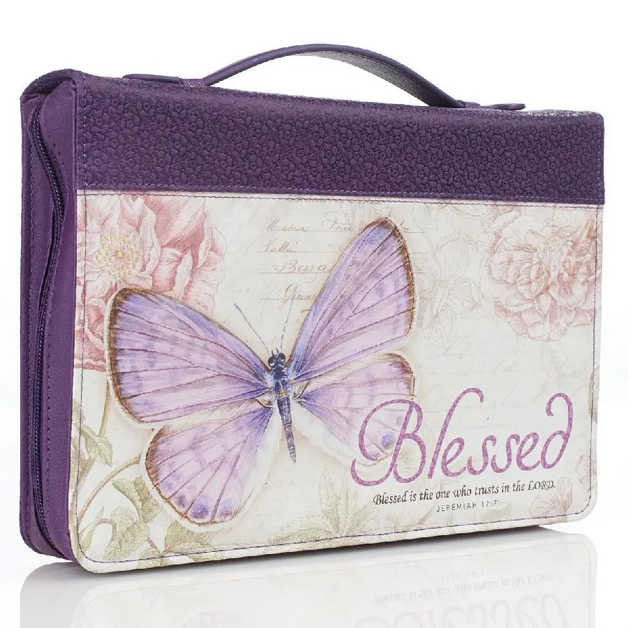 Blessed Butterfly - Purple - Biblecover