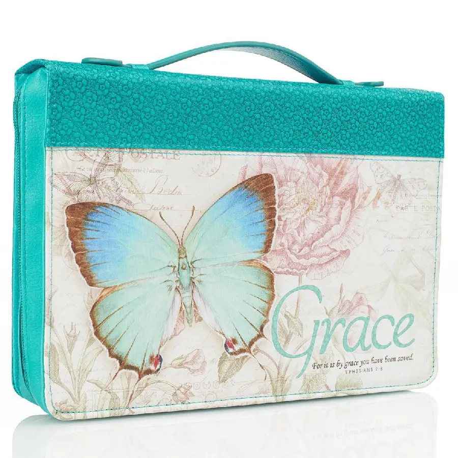 Grace Butterfly - Teal - Biblecover Medi