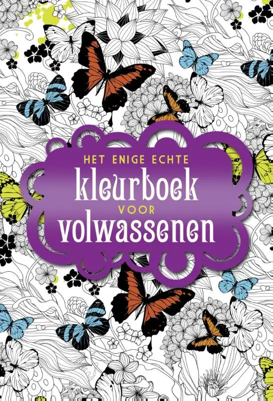 Enige echte kleurboek voor volwassenen