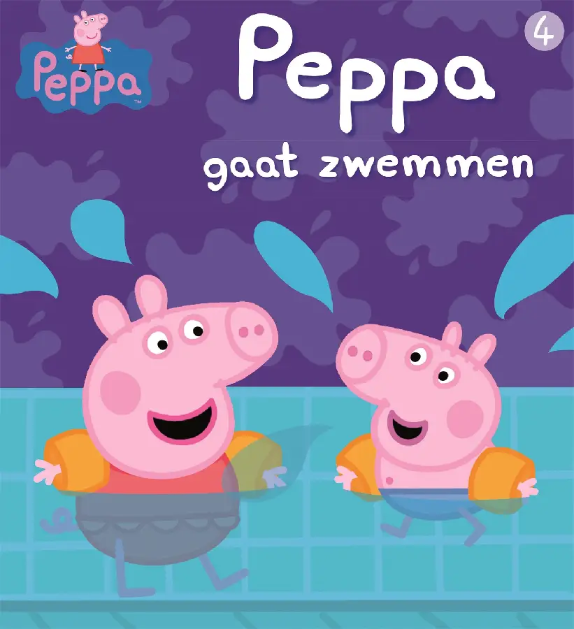 Peppa Pig - Peppa gaat zwemmen (nr 4)