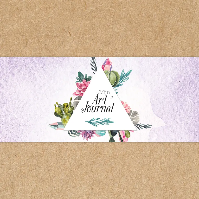 Mijn art journal vierkant