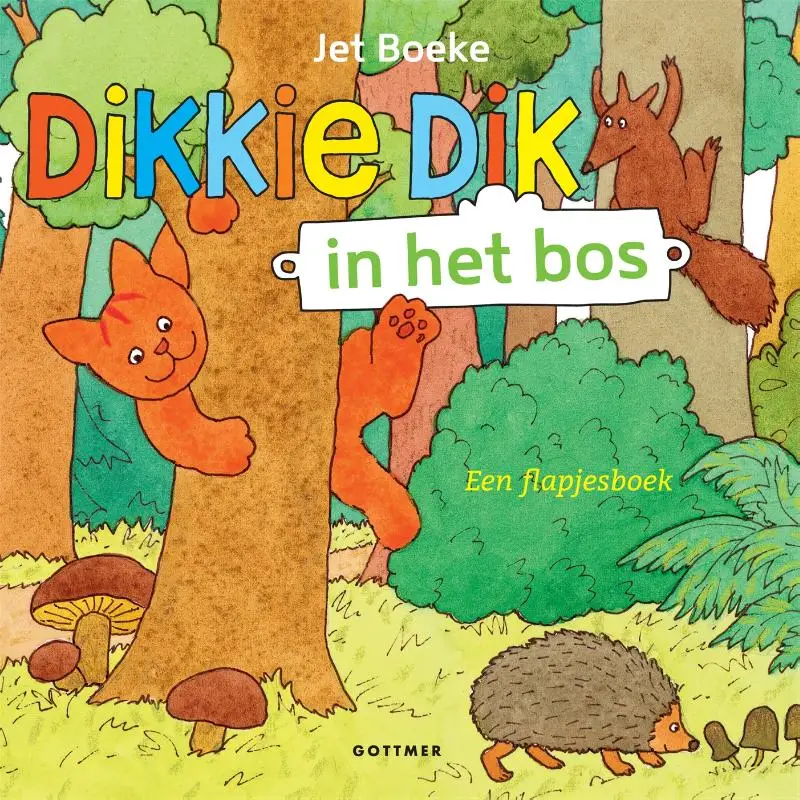 Dikkie dik in het bos flapjesboek