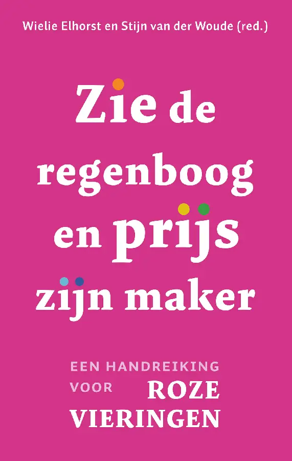 Zie de regenboog en prijs zijn Maker