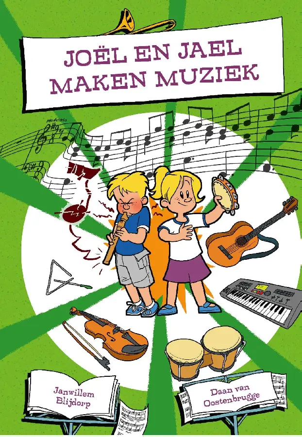 Joël en Jael maken muziek