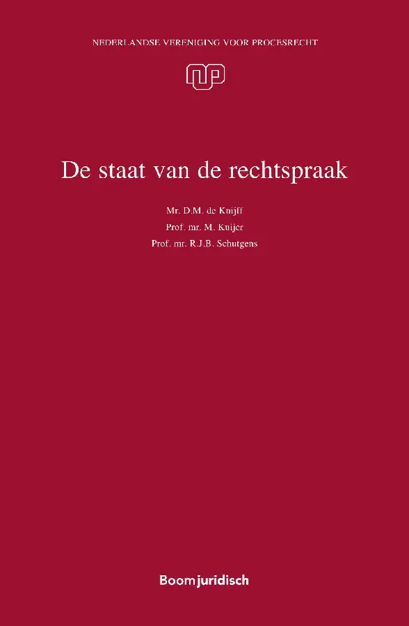 De staat van de rechtspraak