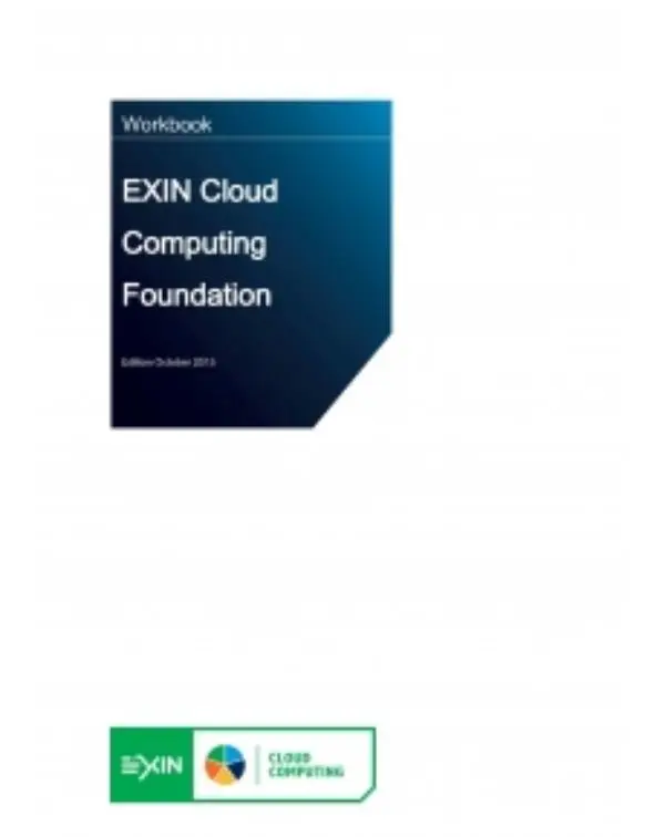 Exin cloud computing foundation / Octobe