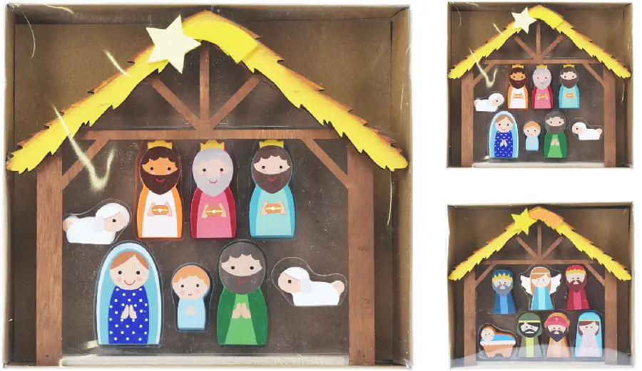 Nativity Stable coloured