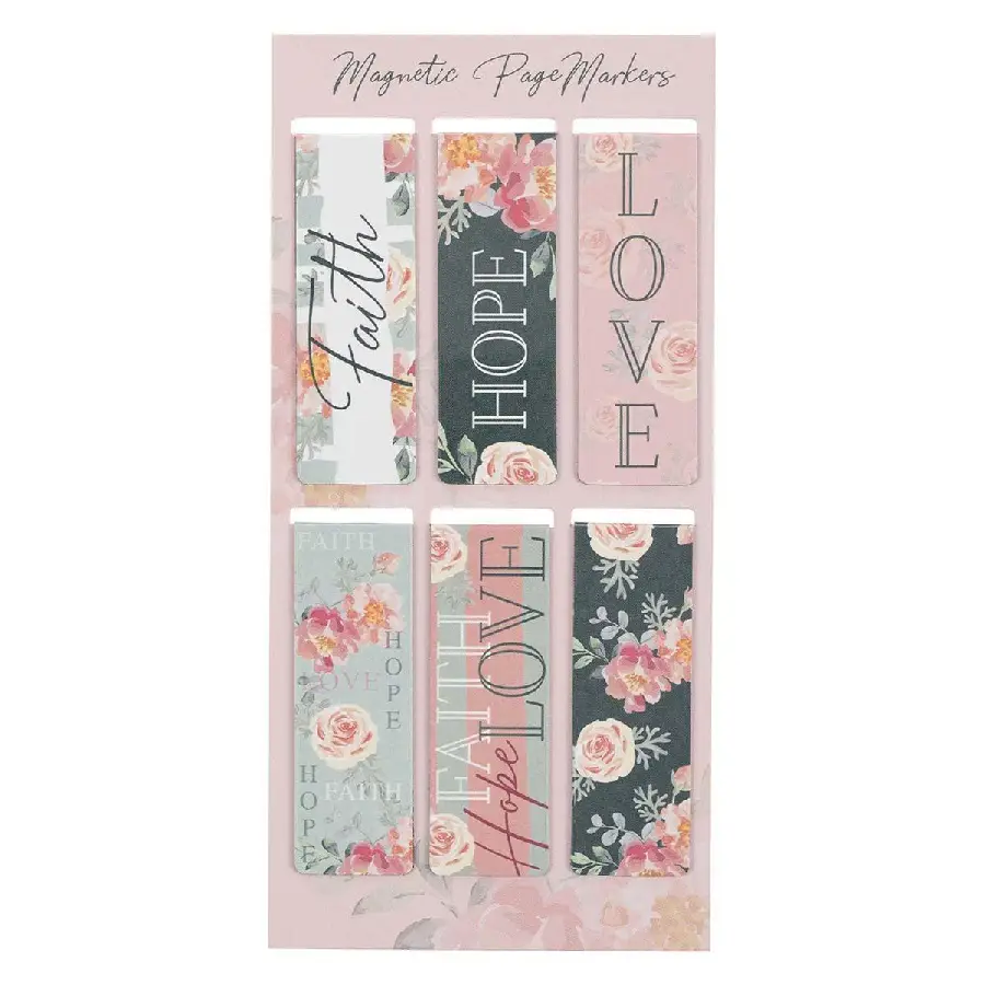 Vintage Faith Hope and Love Magnetic Boo