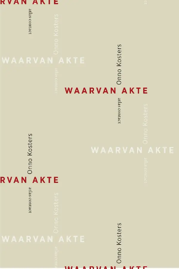 Waarvan akte