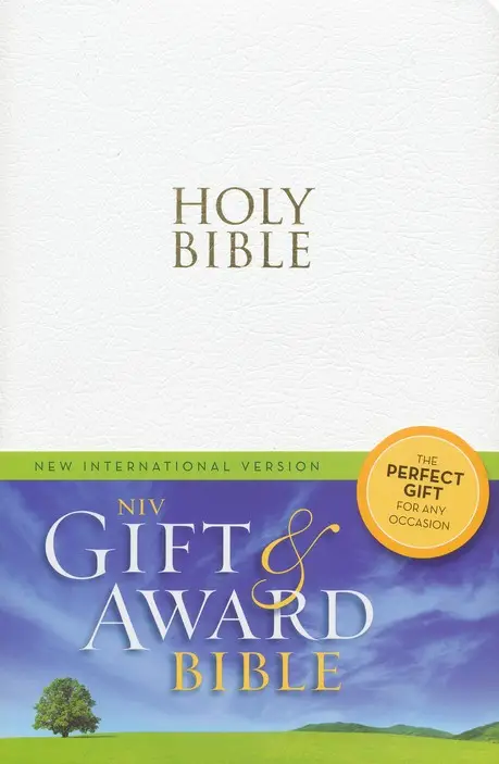 Gift & Award Bible - White