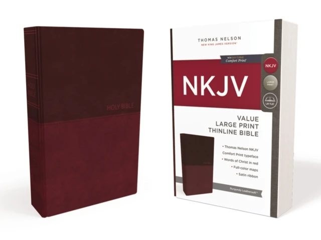 Thinline large pr. Bible -  Burgundy