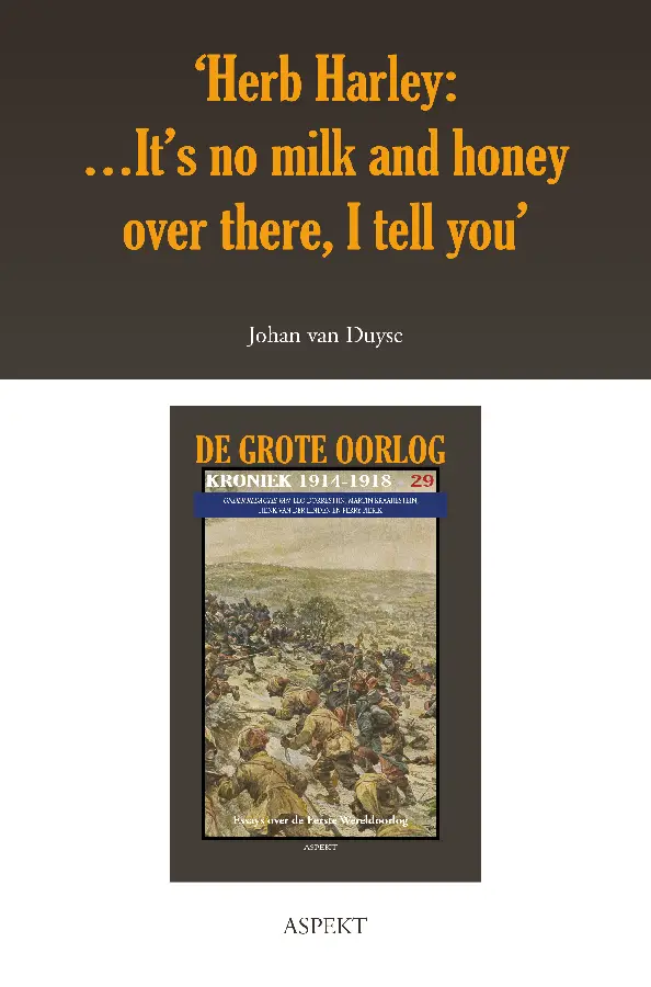 'Herb Harley:... It's no milk and honey