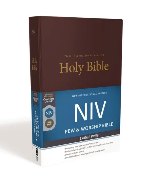 Pew Bible - Large Print -Burgundy