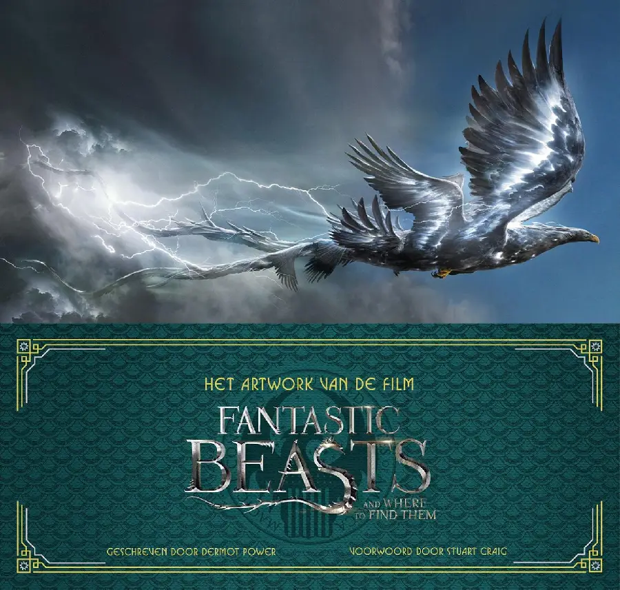 Het artwork van de film Fantastic beasts
