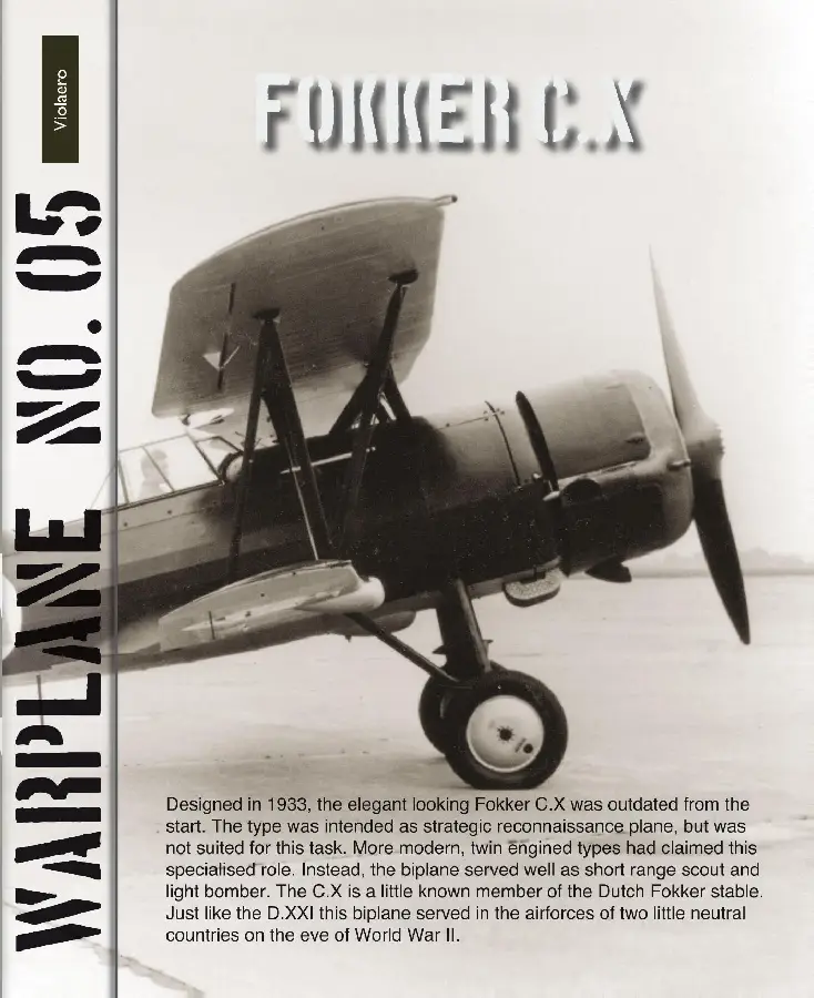 Warplane 05 / 5 / deel Fokker C.X
