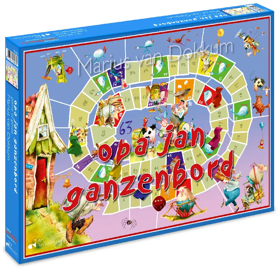 Ganzenbordspel, opa Jan
